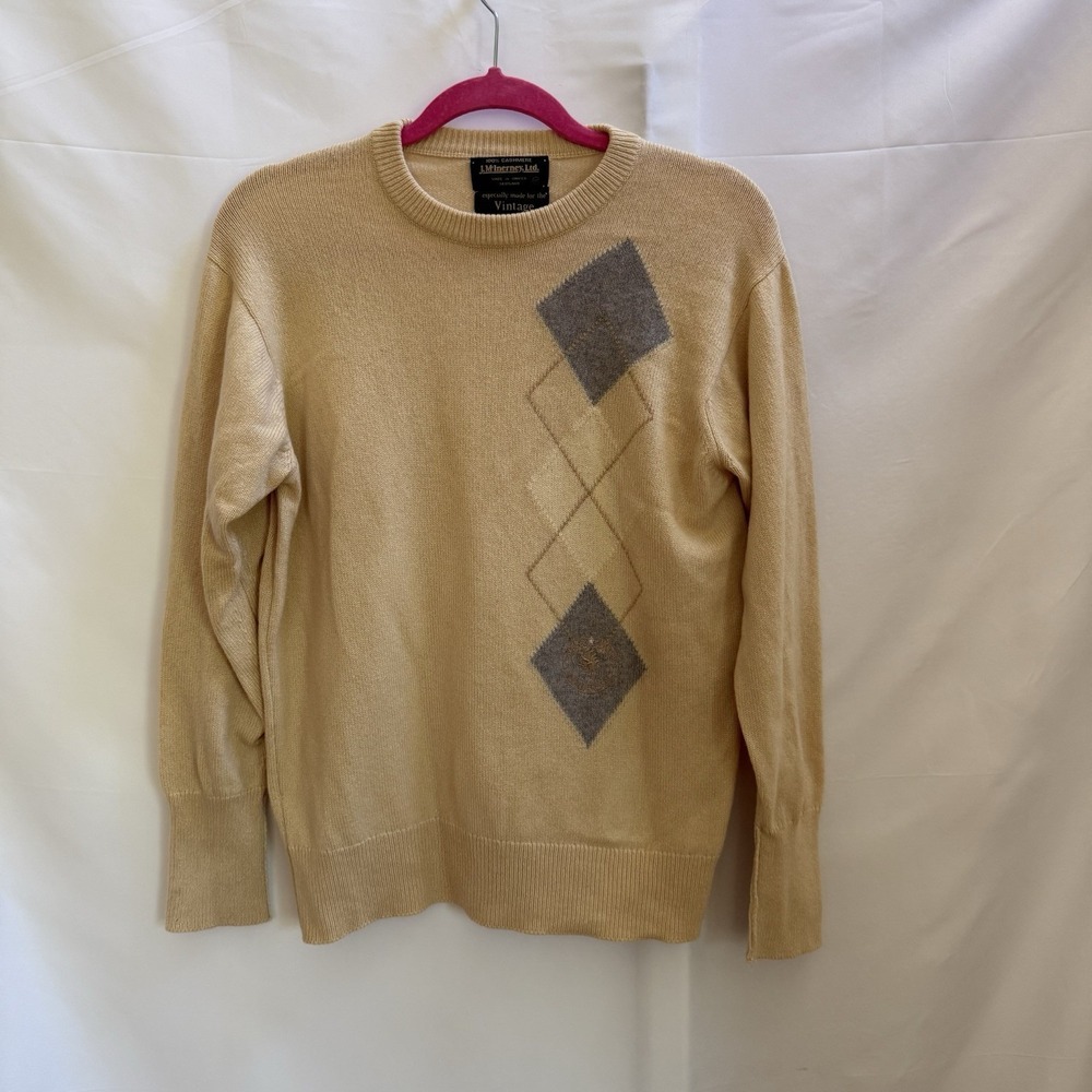 Chrysler Invitational Cashmere Sweater J. McInerney Scotland Golf Vintage M
